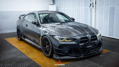 BMW M3 G80 G81 & M4 G82 G83 2021 2022 2023 2024 with Aftermarket Parts - AE?Style Hood?Carbon Fiber from ArmorExtend