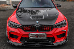 BMW 5 series M550 540 530 G30 (fits both Pre-LCI & LCI) 2017 2018 2019 2020 2021 2022 2023 2024 & M5 M5C F90 (Fits Both Pre-LCI & LCI) 2018 2019 2020 2021 2022 2023 2024 with Aftermarket Parts - AE Style?Hood Bonnet?Carbon Fiber?from?ArmorExtend
