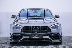 Mercedes Benz E63 E63S W213 2017 2018 2019 2020 2021 2022 2023 2024 with Aftermarket Parts - AE Hood Bonnet Carbon Fiber from ArmorExtend