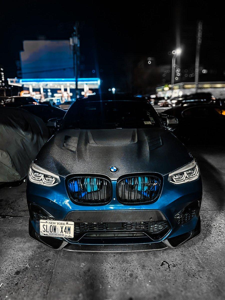 BMW X3 G01 & X3M X3MC F97 (Fits Both Pre-LCI & LCI) 2019 2020 2021 2022 2023 2024 & X4 G02 & X4M X4MC F98 (Fits Both Pre-LCI & LCI) 2019 2020 2021 2022 2023 2024 with Aftermarket Parts - AE Style Hood Bonnet?Double-sided Carbon Fiber?from ArmorExtend