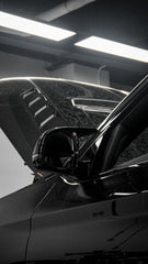 BMW X3 G01 & X3M X3MC F97 (Fits Both Pre-LCI & LCI) 2019 2020 2021 2022 2023 2024 & X4 G02 & X4M X4MC F98 (Fits Both Pre-LCI & LCI) 2019 2020 2021 2022 2023 2024 with Aftermarket Parts - AE Style Hood Bonnet?Double-sided Carbon Fiber?from ArmorExtend