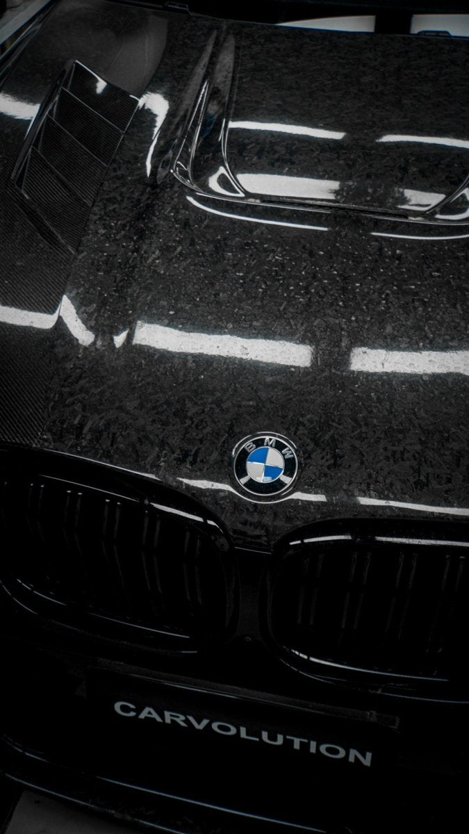 BMW X3 G01 & X3M X3MC F97 (Fits Both Pre-LCI & LCI) 2019 2020 2021 2022 2023 2024 & X4 G02 & X4M X4MC F98 (Fits Both Pre-LCI & LCI) 2019 2020 2021 2022 2023 2024 with Aftermarket Parts - AE Style Hood Bonnet?Double-sided Carbon Fiber?from ArmorExtend