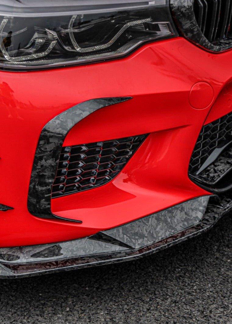 BMW M5/M5C F90 Pre-LCI 2018 2019 2020 with Aftermarket Parts - AE Intake Vent Cover?Carbon Fiber?from ArmorExtend