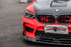 BMW M5/M5C F90 Pre-LCI 2018 2019 2020 with Aftermarket Parts - AE Intake Vent Cover?Carbon Fiber?from ArmorExtend