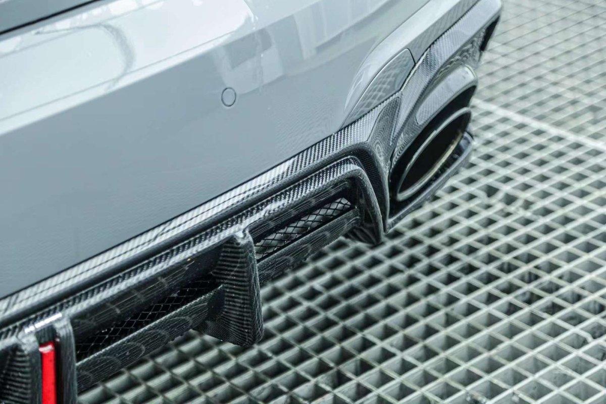 Your Audi RS5 B9.5 2020 2021 2022 2023 2024 with Aftermarket Parts - AE Style Rear Diffuser Carbon Fiber from ArmorExtend