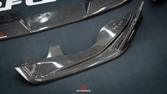 BMW 3 Series 330i (With M-Package Bumper, does not fit base model) M340i LCI G20 G21 2023 2024 with Aftermarket Parts - AE V1 Style Rear Diffuser & Canards Carbon Fiber from?ArmorExtend