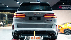 BMW X5M X5MC F95 & X6M X6MC F96 (Fits Both Pre-LCI & LCI) 2020 2021 2022 2023 2024 With Aftermarket Parts - AE V2 Style Rear Diffuser & Canards Carbon Fiber from ArmorExtend