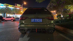 Armorextend AE Design Carbon Fiber Rear Diffuser & Canards Ver.2 for Audi S4 B9.5 2020-ON - Performance SpeedShop