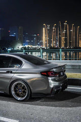 BMW M5/M5C F90 (Fits Both Pre-LCI & LCI) 2018 2019 2020 2021 2022 2023 2024?& 5 Series G30 540i (With M-Package Bumper) M550i (Fits Both Pre-LCI & LCI) 2017 2018 2019 2020 2021 2022 2023 2024 with Aftermarket Parts - AE Rear Diffuser?Carbon Fiber from ?ArmorExtend