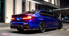 BMW M5/M5C F90 (Fits Both Pre-LCI & LCI) 2018 2019 2020 2021 2022 2023 2024?& 5 Series G30 540i (With M-Package Bumper) M550i (Fits Both Pre-LCI & LCI) 2017 2018 2019 2020 2021 2022 2023 2024 with Aftermarket Parts - AE Rear Diffuser?Carbon Fiber from ?ArmorExtend