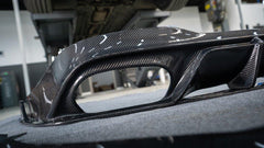 Mercedes Benz CLA45 CLA45S C118 2020 2021 2022 2023 2024 & CLA35 C118 2020 2021 2022 2023 2024 & CLA250 (With Sport Package Bumper) C118 2020 2021 2022 2023 2024 with Aftermarket Parts - AE Rear Diffuser?Carbon Fiber?from ?ArmorExtend