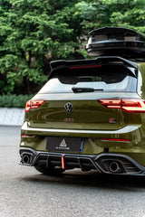 Volkswagen GTI & R-line MK8 2022 2023 2024 with Aftermarket Parts - AE Rear Diffuser?Carbon Fiber?from?ArmorExtend