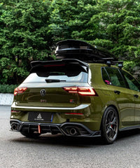 Volkswagen GTI & R-line MK8 2022 2023 2024 with Aftermarket Parts - AE Rear Diffuser?Carbon Fiber?from?ArmorExtend