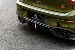 Volkswagen GTI & R-line MK8 2022 2023 2024 with Aftermarket Parts - AE Rear Diffuser?Carbon Fiber?from?ArmorExtend