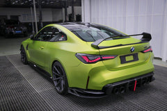 BMW M3 G80 G81 2021 2022 2023 2024 & M4 G82 G83 2021 2022 2023 2024 with Aftermarket Parts - AE V2 Style?Rear Diffuser & Canards Carbon Fiber from ?ArmorExtend