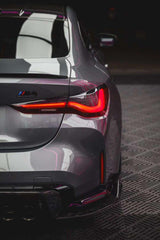 BMW M3 G80 G81 2021 2022 2023 2024 & M4 G82 G83 2021 2022 2023 2024 with Aftermarket Parts - AE V2 Style?Rear Diffuser & Canards Carbon Fiber from ?ArmorExtend