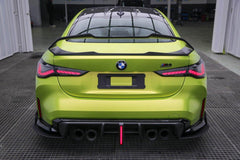 BMW M3 G80 G81 2021 2022 2023 2024 & M4 G82 G83 2021 2022 2023 2024 with Aftermarket Parts - AE V2 Style?Rear Diffuser & Canards Carbon Fiber from ?ArmorExtend