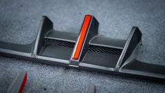 BMW M3 G80 G81 2021 2022 2023 2024 & M4 G82 G83 2021 2022 2023 2024 with Aftermarket Parts - AE V2 Style?Rear Diffuser & Canards Carbon Fiber from ?ArmorExtend