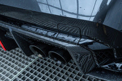 BMW M3 G80 G81 2021 2022 2023 2024 & M4 G82 G83 2021 2022 2023 2024 with Aftermarket Parts - AE V2 Style?Rear Diffuser & Canards Carbon Fiber from ?ArmorExtend