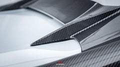 BMW X3M X3MC F97 (Fits Both Pre-LCI & LCI) 2019 2020 2021 2022 2023 2024 with Aftermarket Parts - AE Style Rear Roof Spoiler?Carbon Fiber?from ArmorExtend