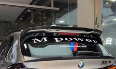 BMW X3M X3MC F97 (Fits Both Pre-LCI & LCI) 2019 2020 2021 2022 2023 2024 with Aftermarket Parts - AE Style Rear Roof Spoiler?Carbon Fiber?from ArmorExtend