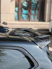 BMW X3M X3MC F97 (Fits Both Pre-LCI & LCI) 2019 2020 2021 2022 2023 2024 with Aftermarket Parts - AE Style Rear Roof Spoiler?Carbon Fiber?from ArmorExtend