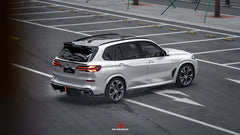 BMW X5 G05 M50i X/S Drive 40i (with M-Package) (Fits Both Pre-LCI & LCI) 2019 2020 2021 2022 2023 2024?with Aftermarket Parts - AE?Style Rear Roof Spoiler Carbon Fiber from ArmorExtend