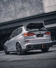 BMW X5 G05 M50i X/S Drive 40i (with M-Package) (Fits Both Pre-LCI & LCI) 2019 2020 2021 2022 2023 2024?with Aftermarket Parts - AE?Style Rear Roof Spoiler Carbon Fiber from ArmorExtend