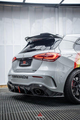 Mercedes Benz A-Class A45/A35/A250/A220 W177 2019 2020 2021 2022 2023 2024?with Aftermarket Parts -AE Rear Roof Spoiler?Carbon Fiber?from?ArmorExtend