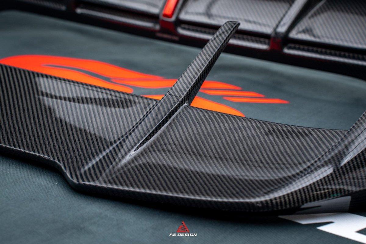 Mercedes Benz A-Class A45/A35/A250/A220 W177 2019 2020 2021 2022 2023 2024?with Aftermarket Parts -AE Rear Roof Spoiler?Carbon Fiber?from?ArmorExtend