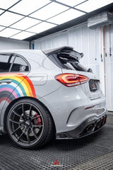 Mercedes Benz A-Class A45/A35/A250/A220 W177 2019 2020 2021 2022 2023 2024?with Aftermarket Parts -AE Rear Roof Spoiler?Carbon Fiber?from?ArmorExtend