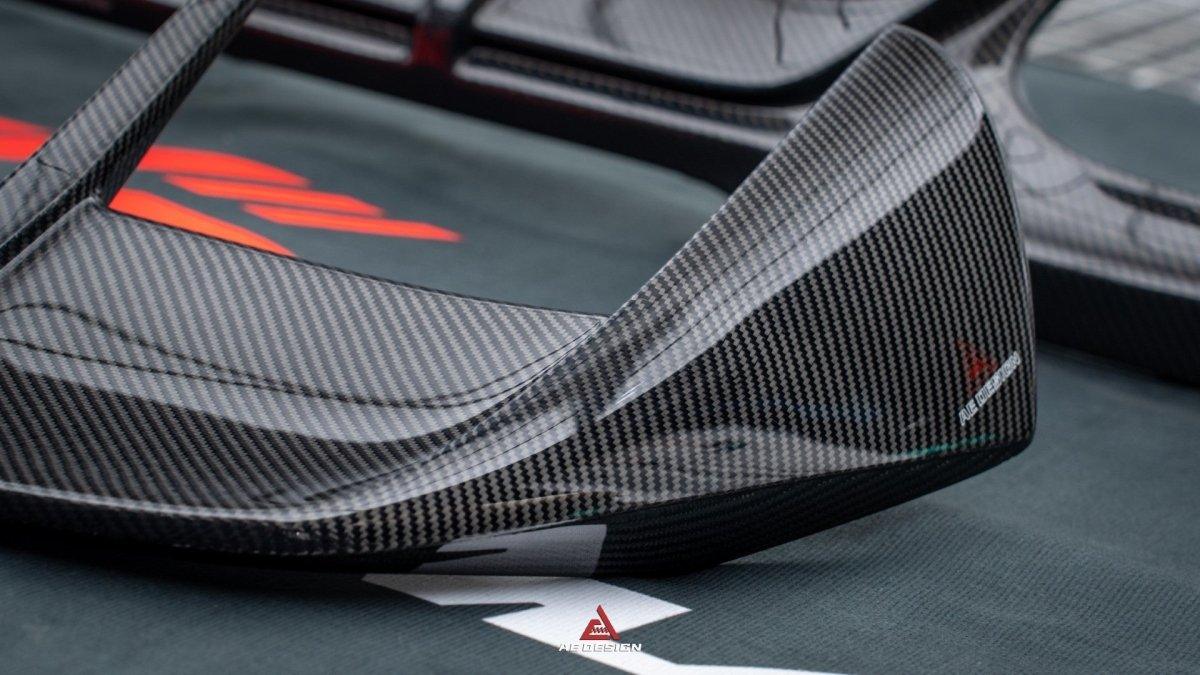 Mercedes Benz A-Class A45/A35/A250/A220 W177 2019 2020 2021 2022 2023 2024?with Aftermarket Parts -AE Rear Roof Spoiler?Carbon Fiber?from?ArmorExtend