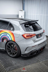 Mercedes Benz A-Class A45/A35/A250/A220 W177 2019 2020 2021 2022 2023 2024?with Aftermarket Parts -AE Rear Roof Spoiler?Carbon Fiber?from?ArmorExtend