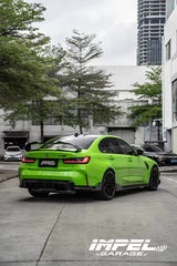 BMW M3 G80 2021 2022 2023 2024 & 3 Series 330i M340i (Fits Both Pre-LCI & LCI) 2019 2020 2021 2022 2023 2024 with Aftermarket Parts - AE Style Rear Wing Carbon Fiber?from ArmorExtend