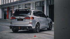 BMW X5 G05 M50i X/S Drive 40i (with M-Package) (Fits Both Pre-LCI & LCI) 2019-ON & X5M X5MC F95 (Fits Both Pre-LCI & LCI) ?2020 2021 2022 2023 2024?with Aftermarket Parts - AE Style Rear Spoiler Carbon Fiber from?ArmorExtend