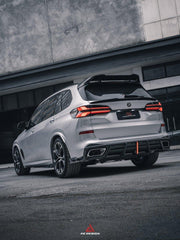 BMW X5 G05 M50i X/S Drive 40i (with M-Package) (Fits Both Pre-LCI & LCI) 2019-ON & X5M X5MC F95 (Fits Both Pre-LCI & LCI) ?2020 2021 2022 2023 2024?with Aftermarket Parts - AE Style Rear Spoiler Carbon Fiber from?ArmorExtend