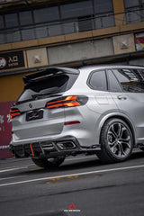 BMW X5 G05 M50i X/S Drive 40i (with M-Package) (Fits Both Pre-LCI & LCI) 2019-ON & X5M X5MC F95 (Fits Both Pre-LCI & LCI) ?2020 2021 2022 2023 2024?with Aftermarket Parts - AE Style Rear Spoiler Carbon Fiber from?ArmorExtend