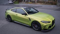 BMW M3 G80 G81 2021 2022 2023 2024 & M4 G82 G83 2021 2022 2023 2024 with Aftermarket Parts - AE Style Side Skirts Carbon Fiber?from ArmorExtend