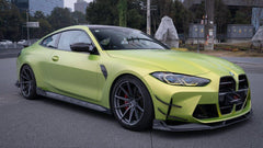 BMW M3 G80 G81 2021 2022 2023 2024 & M4 G82 G83 2021 2022 2023 2024 with Aftermarket Parts - AE Style Side Skirts Carbon Fiber?from ArmorExtend