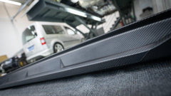 BMW M3 G80 G81 2021 2022 2023 2024 & M4 G82 G83 2021 2022 2023 2024 with Aftermarket Parts - AE Style Side Skirts Carbon Fiber from ArmorExtend