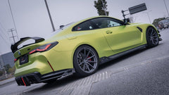 BMW M3 G80 G81 2021 2022 2023 2024 & M4 G82 G83 2021 2022 2023 2024 with Aftermarket Parts - AE Style Side Skirts Carbon Fiber?from ArmorExtend