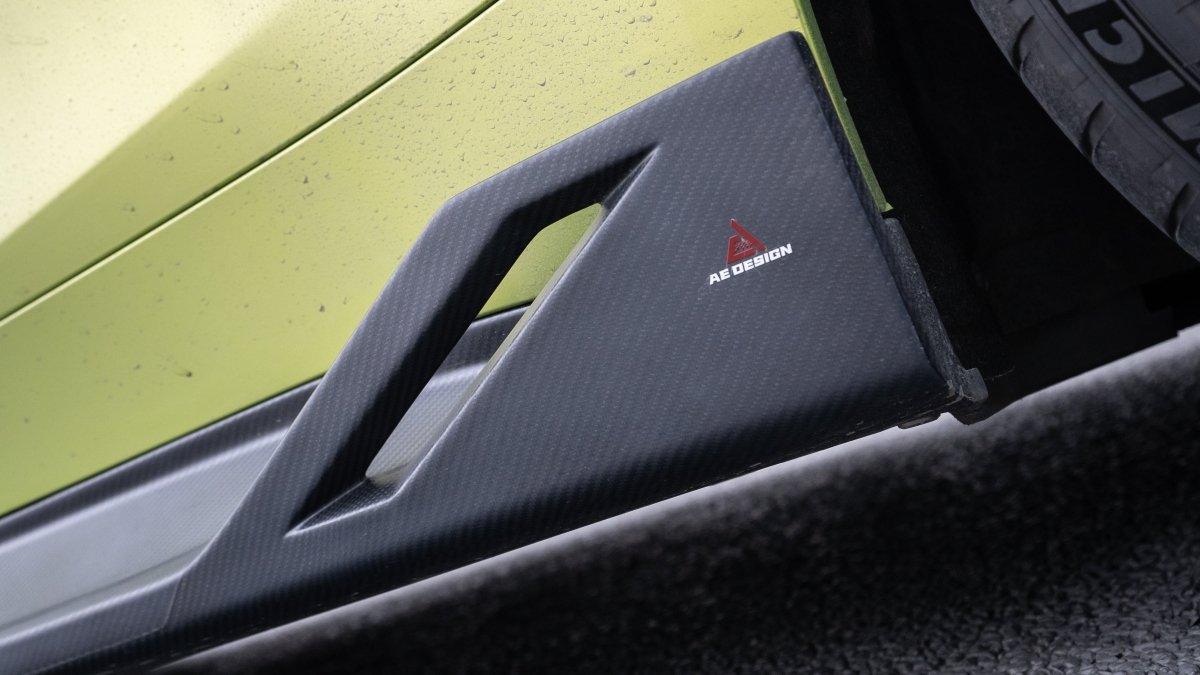 BMW M3 G80 G81 2021 2022 2023 2024 & M4 G82 G83 2021 2022 2023 2024 with Aftermarket Parts - AE Style Side Skirts Carbon Fiber?from ArmorExtend