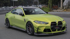 BMW M3 G80 G81 2021 2022 2023 2024 & M4 G82 G83 2021 2022 2023 2024 with Aftermarket Parts - AE Style Side Skirts Carbon Fiber?from ArmorExtend