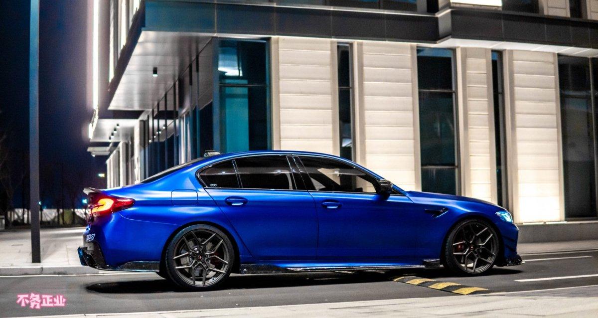 BMW M5/M5C F90 (Fits Both Pre-LCI & LCI) 2018 2019 2020 2021 2022 2023 2024?& 5 Series G30 540i M550i (Fits Both Pre-LCI & LCI) 2017 2018 2019 2020 2021 2022 2023 2024 with Aftermarket Parts - AE Style Side Skirts?Carbon Fiber?from ArmorExtend