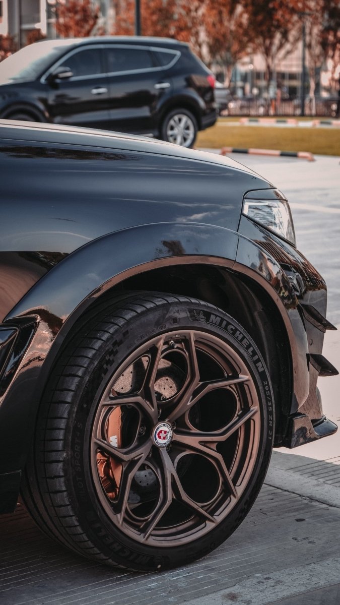 BMW X5M X5MC F95 Pre-LCI 2020 2021 2022 2023 with Aftermarket Parts - AE Style Wheel Arches Carbon Fiber?from ArmorExtend