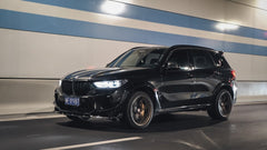 BMW X5M X5MC F95 Pre-LCI 2020 2021 2022 2023 with Aftermarket Parts - AE Style Wheel Arches Carbon Fiber?from ArmorExtend