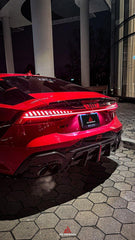 Audi RS6 C8 2020 2021 2022 2023 2024 & RS7 C8 2020 2021 2022 2023 2024 with Aftermarket Parts - AE Rear Diffuser & Canards?Carbon Fiber?from ArmorExtend