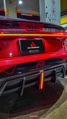 Audi RS6 C8 2020 2021 2022 2023 2024 & RS7 C8 2020 2021 2022 2023 2024 with Aftermarket Parts - AE Rear Diffuser & Canards?Carbon Fiber?from ArmorExtend