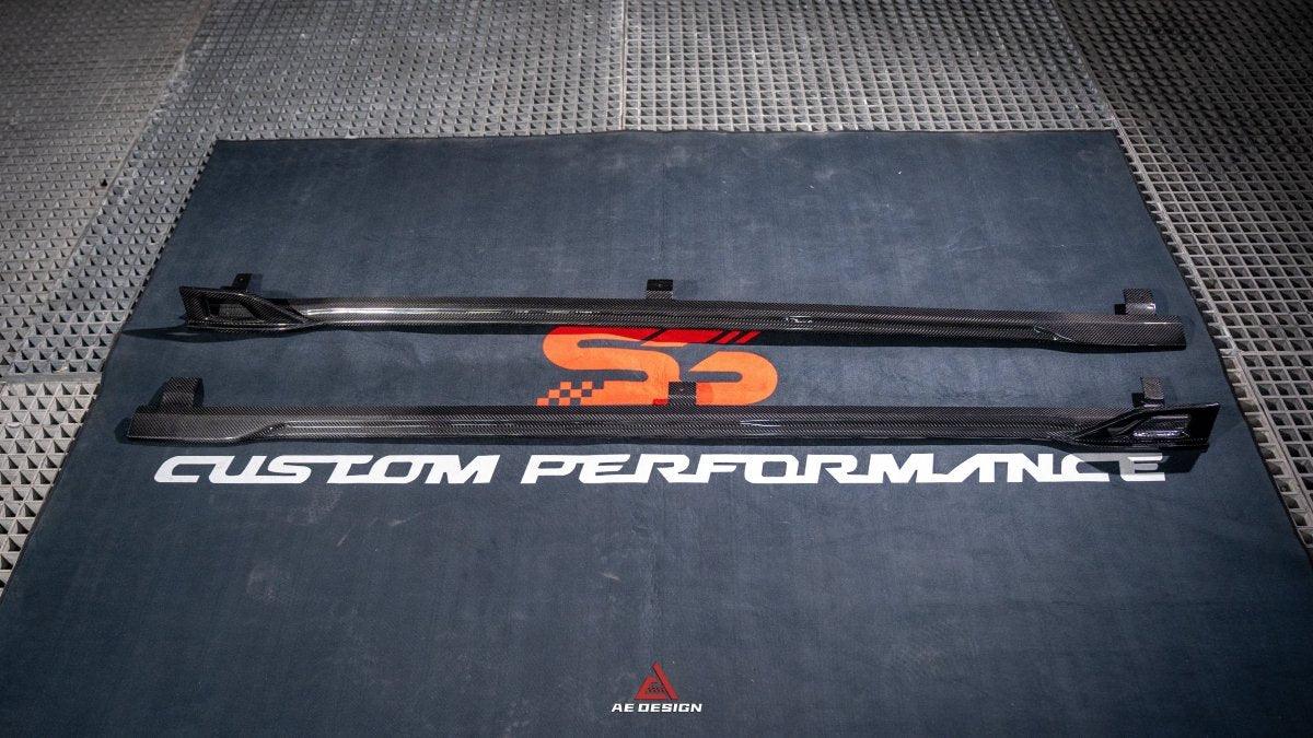 BMW 2 Series G42 230i M240i 2022 2023 2024?with Aftermarket Parts - AE Style Side Skirts Carbon Fiber from ArmorExtend