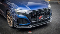 Audi RSQ8 2021 2022 2023 2024 with Aftermarket Parts - AE Style  Front Canards Carbon Fiber from ArmorExtend